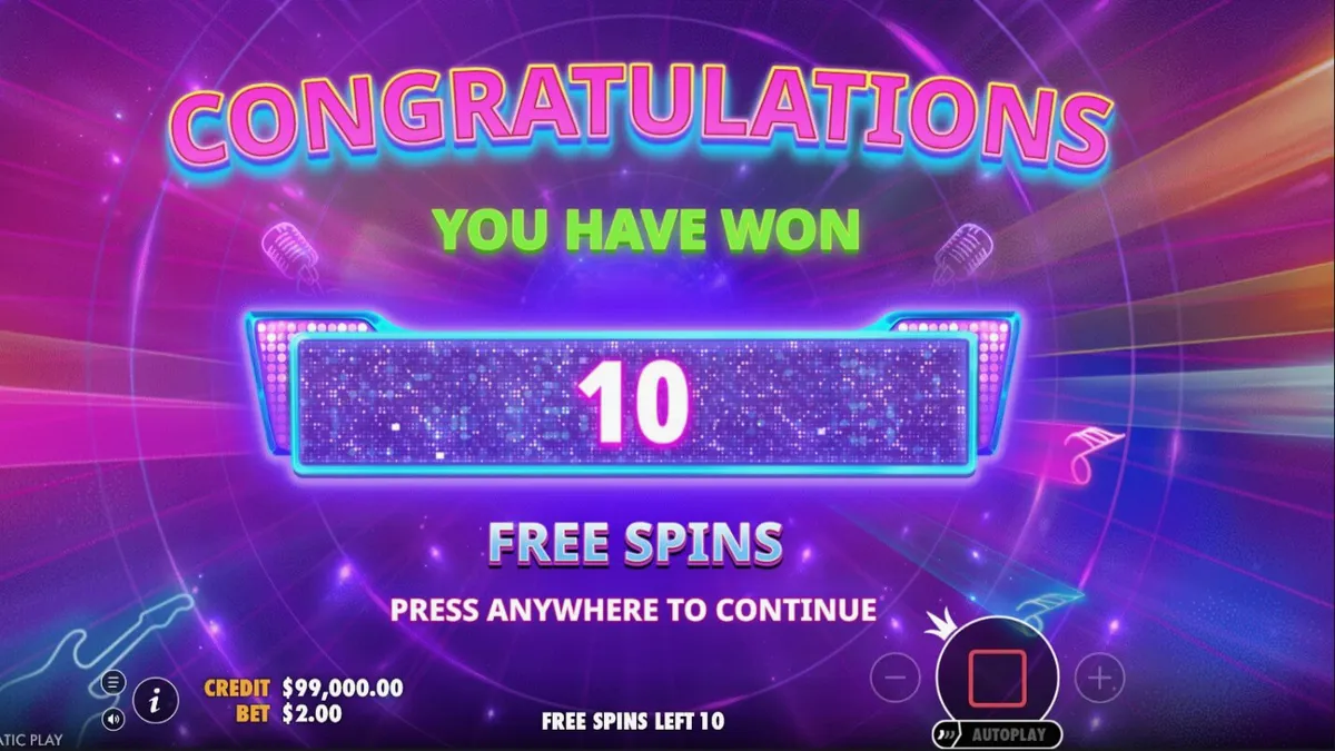 Interface do slot Idol Pop Fever em um smartphone moderno