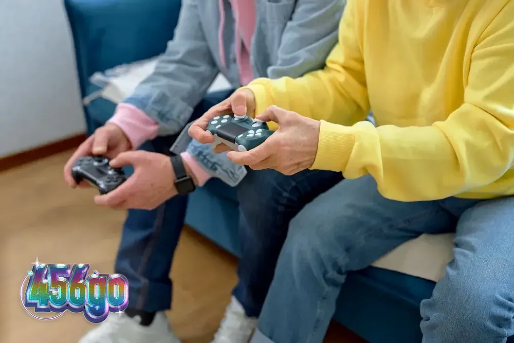 Interface futurista de um jogo de batalha real em slots