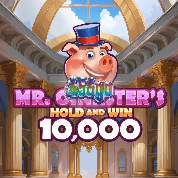 Interface do jogo Mr. Oinkster’s Hold & Win 10,000 em um dispositivo móvel